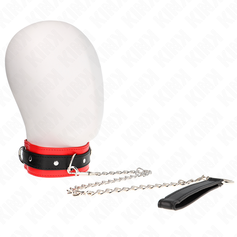 Collar KINK Basic Model con Correa 65 cm - Rojo