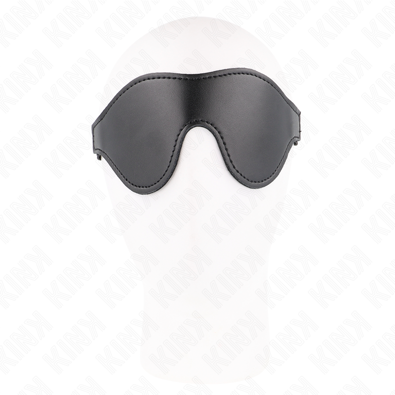 Máscara de Polipiel KINK Masked Allure - Antifaz BDSM Ajustable 27 x 13 cm
