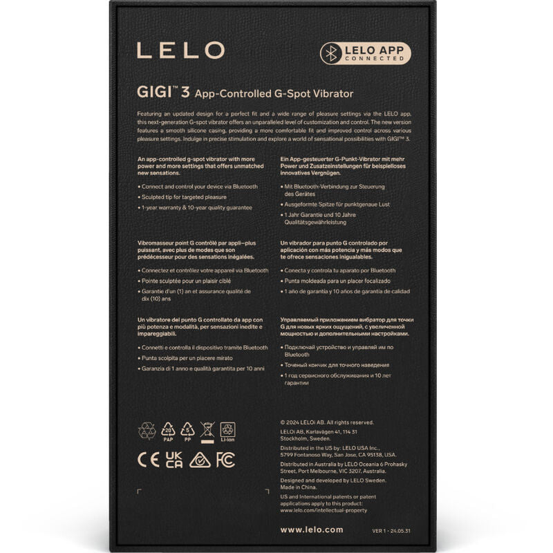LELO GIGI 3 Vibrador G-Spot Azul