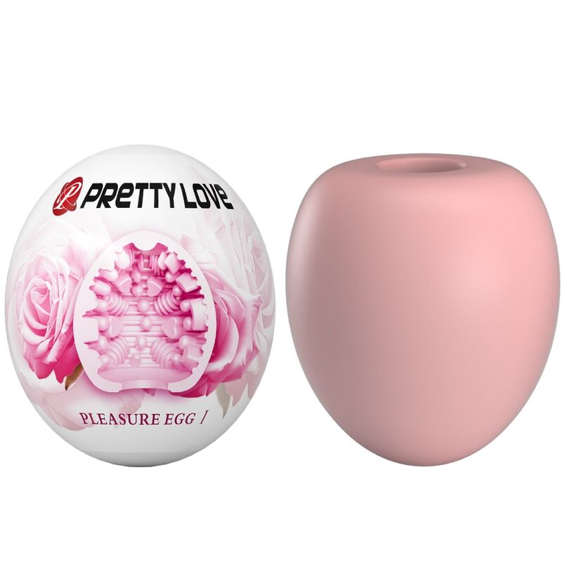 Pretty Love Male Masturbator Egg Pink - Estimulador Discreto
