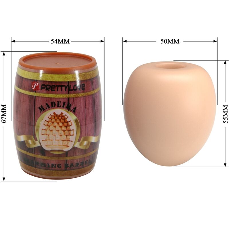 Pretty Love Male Masturbator Egg Flesh Model 2