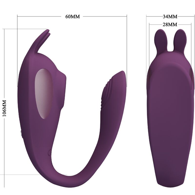 Pretty Love Shey - Estimulador y Vibrador Conectado con App Control a Distancia
