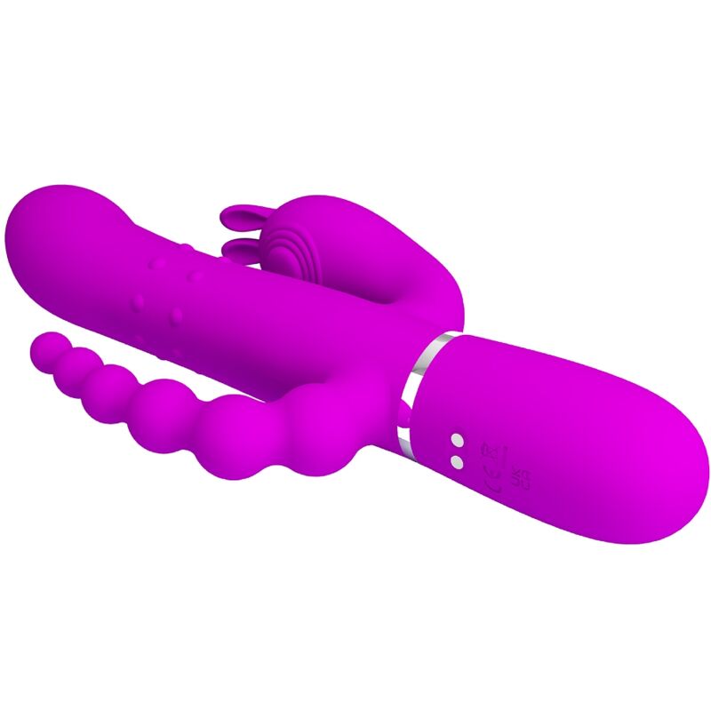 Pretty Love Cammy Triple Vibrator Multifunction 4 en 1 Rosa