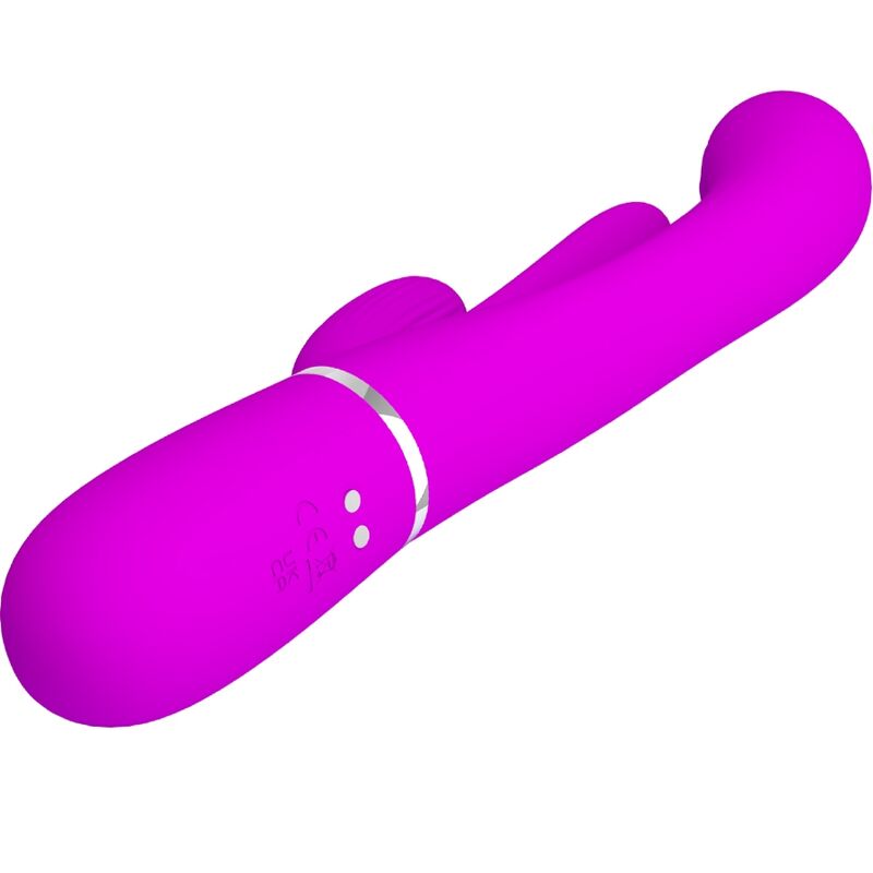 Pretty Love Shania Triple Rabbit Vibrator Multifunción Rosa