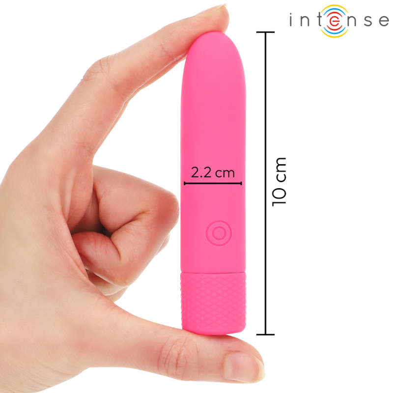 Intense Symone - Vibrador Recargable USB 8 Vibraciones Rosa