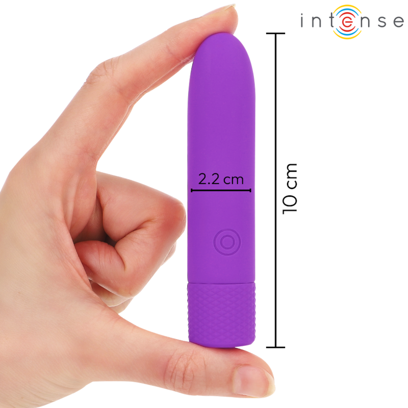 Intense Symone Vibrador Recargable USB 8 Vibraciones Púrpura