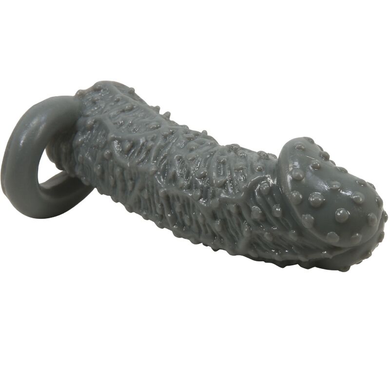 Pretty Love Realistic Penis Enlarger and Delay Sleeve Model 2 Grey