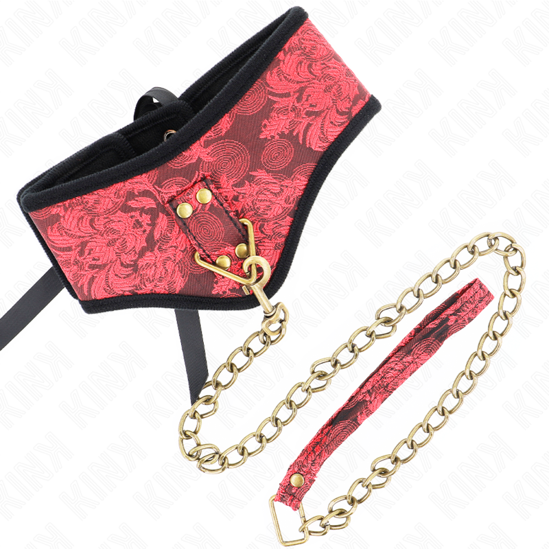 Collar Scandal con Correa de Encaje - 75 cm