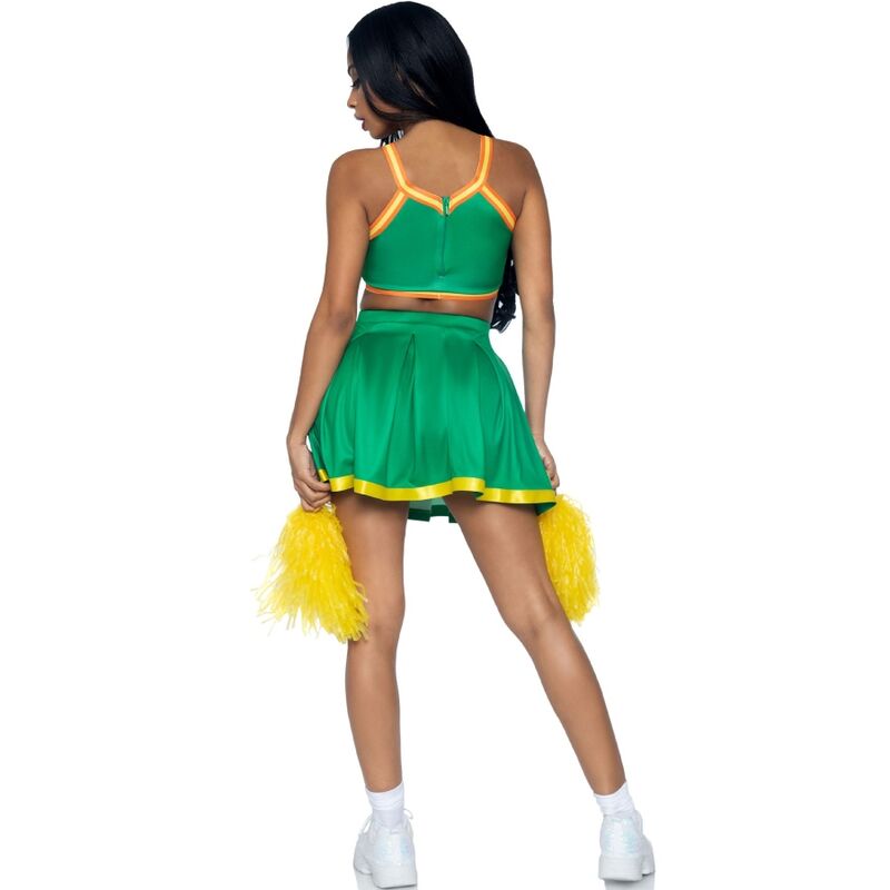 Disfraz Animadora Leg Avenue Verde - Conjunto 3 Piezas M/L