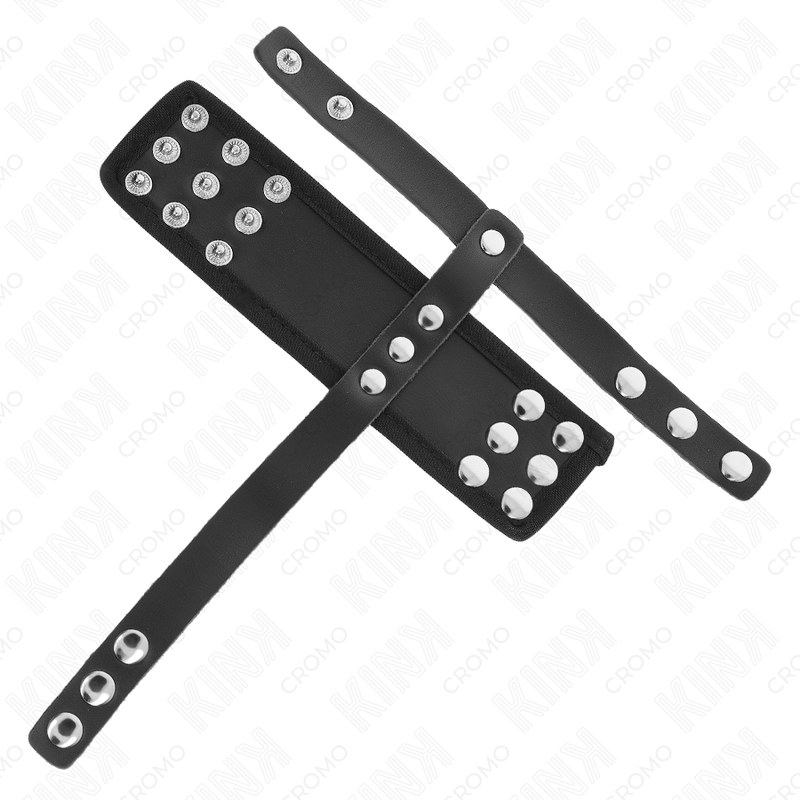 Anillo de Cuero con Divisor de Testículos Ajustable - Kink Ring Power