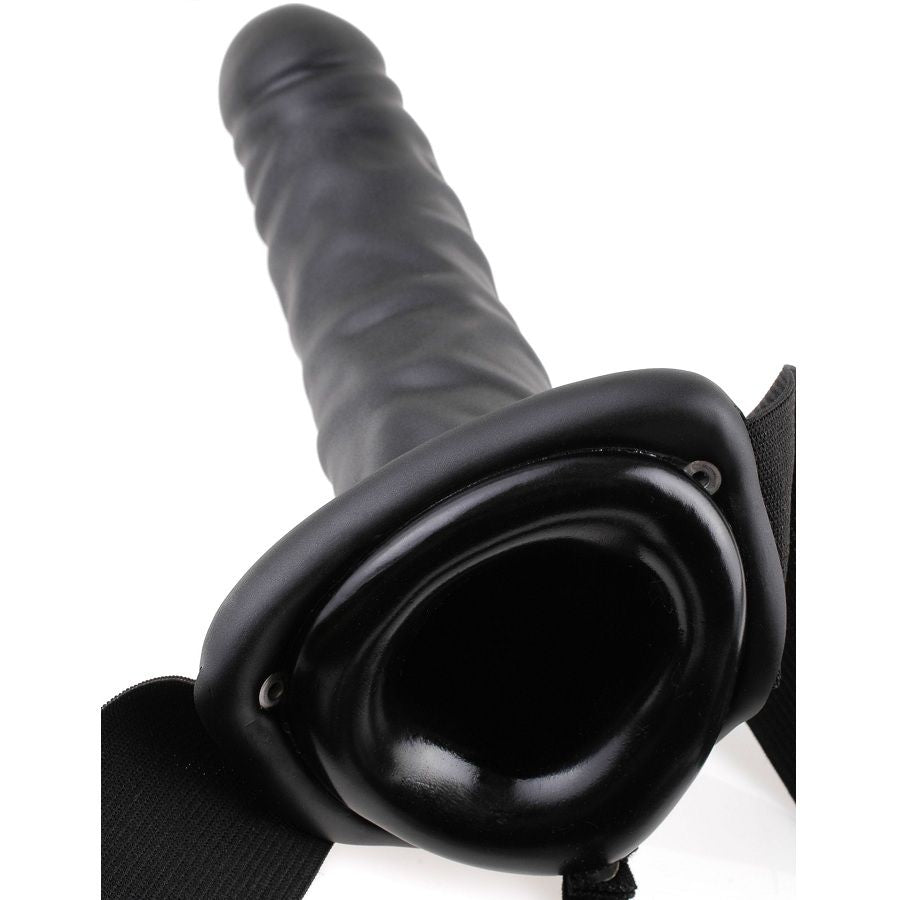 Fetish Fantasy Series Strap-On Vibrador Hueco 19 cm Negro