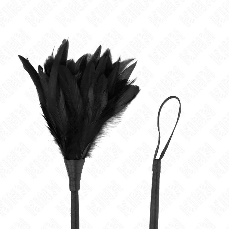Plumas de Cosquillas Kink Horn Shape Negro 36 cm