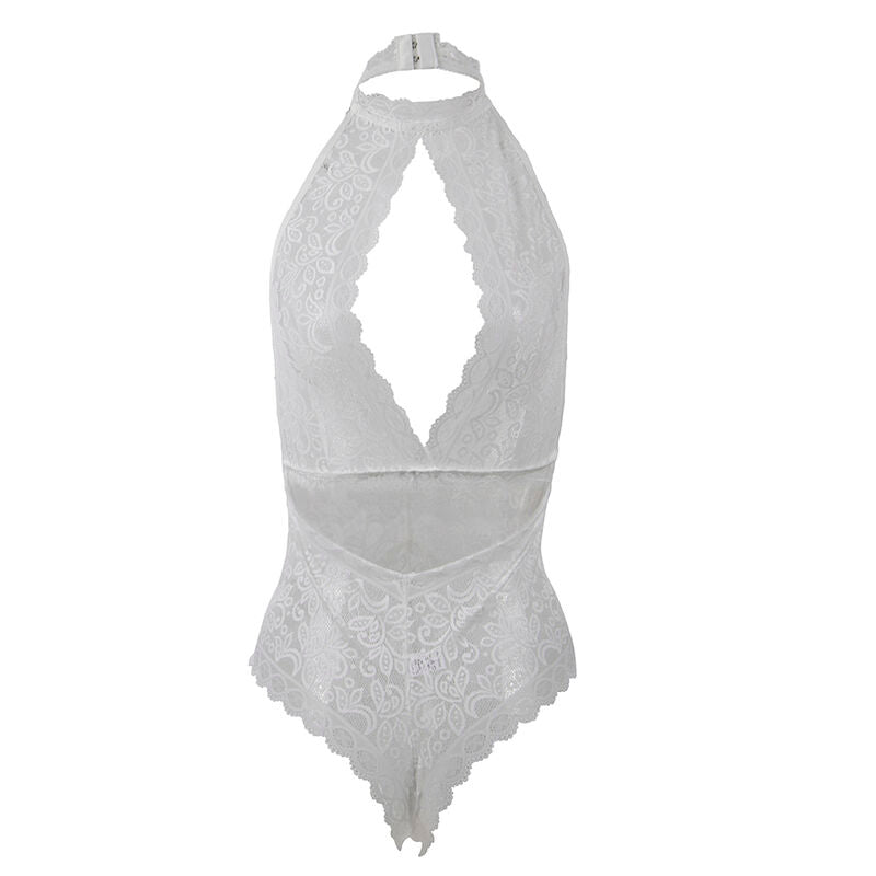 Subblime Lace Bodysuit White - Encaje Sensual Talla L/XL