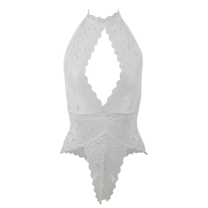 Subblime Lace Bodysuit White - Encaje Sensual Talla L/XL