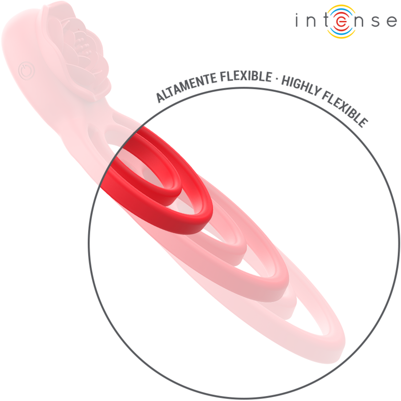 Intense Gail Stimulator Rose - 10 Vibraciones con Control Remoto