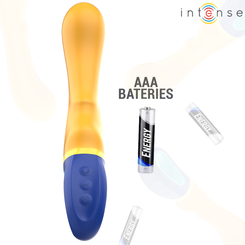 Intense Shaggy G-Spot Vibrator Yellow - Estimulador de Precisión