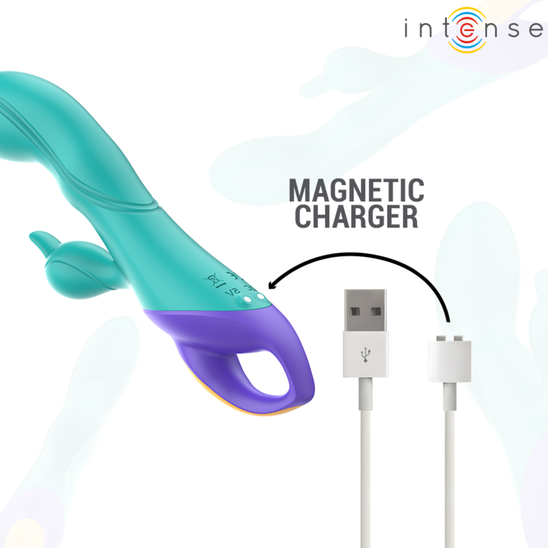 Intense Fred Rabbit Vibrator Blue - Estimulador de Alta Tecnología