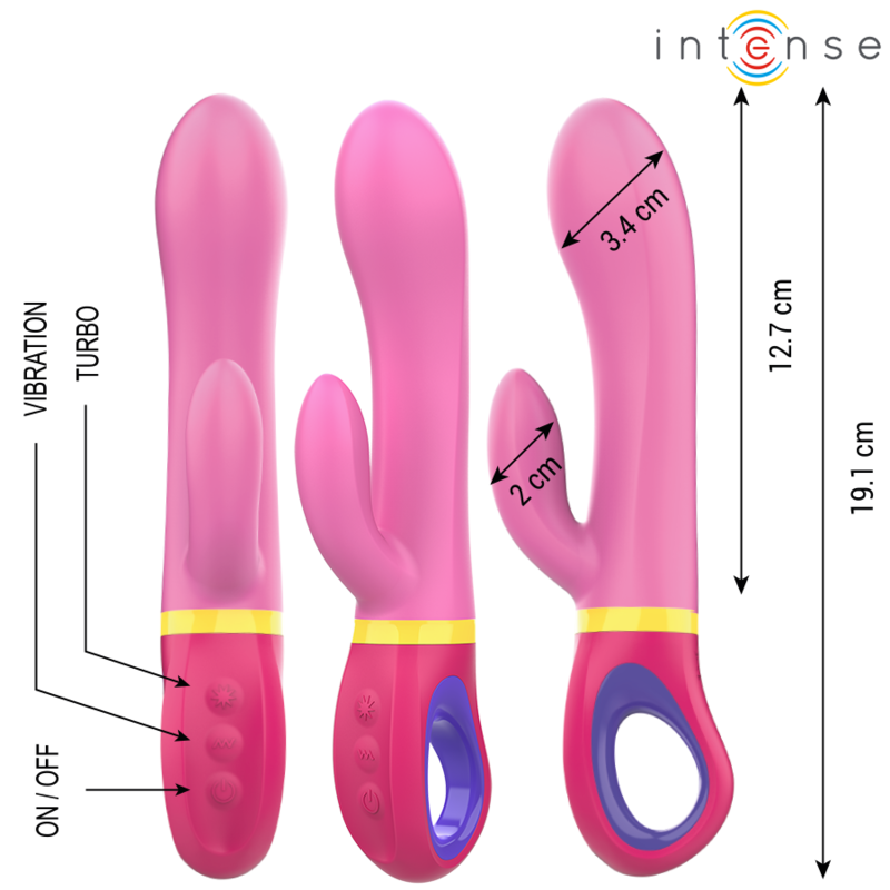 Intense Daphne Pink Rabbit Vibrator