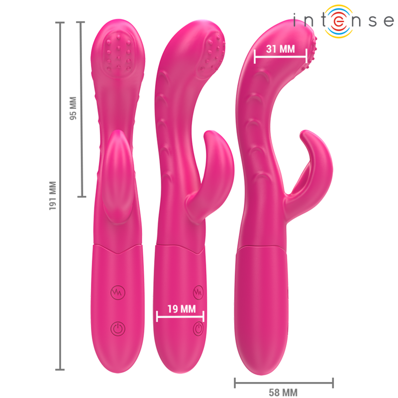 Vibrador Intense Amara con Lengua Estimuladora - 10 Modos de Vibración