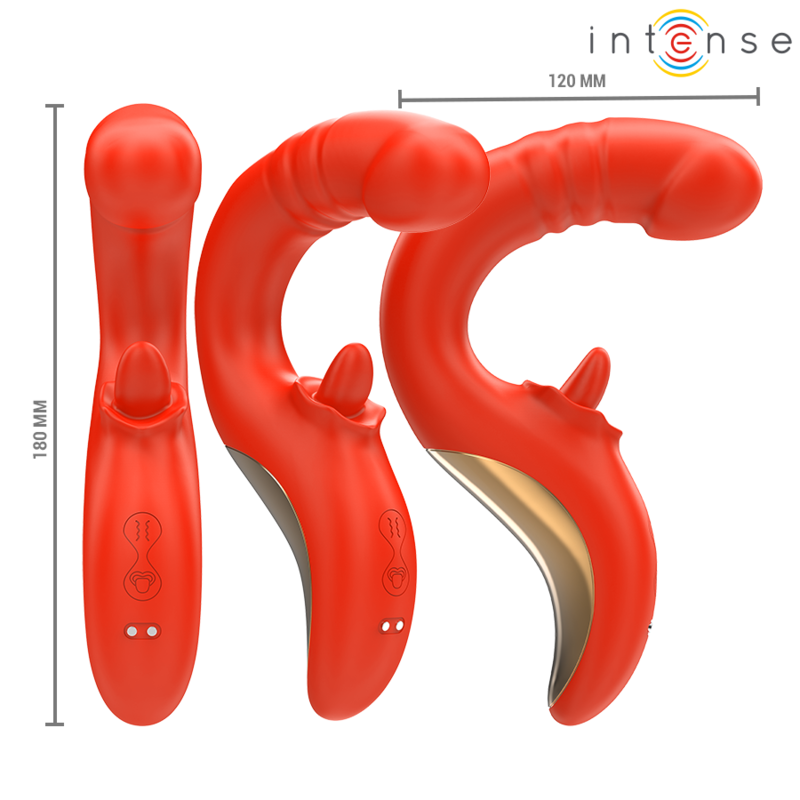 Paulina Vibrador y Estimulador en Forma U - Silicona Médica