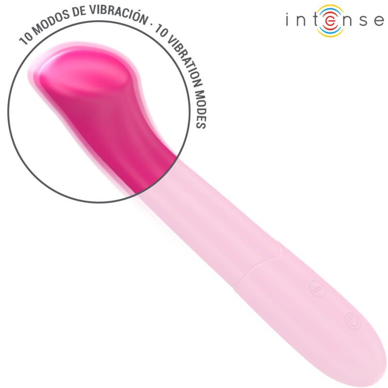 Vibrador Flexible Intense Paty 19 cm - 10 Modos de Vibración