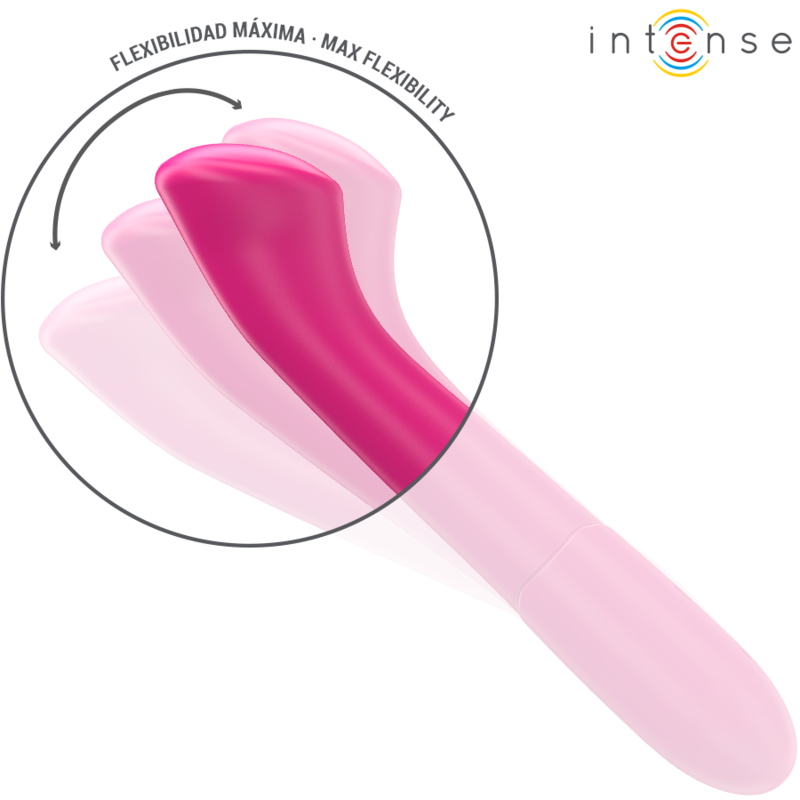 Vibrador Flexible Intense Paty 19 cm - 10 Modos de Vibración
