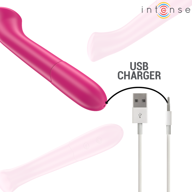 Vibrador Flexible Intense Paty 19 cm - 10 Modos de Vibración