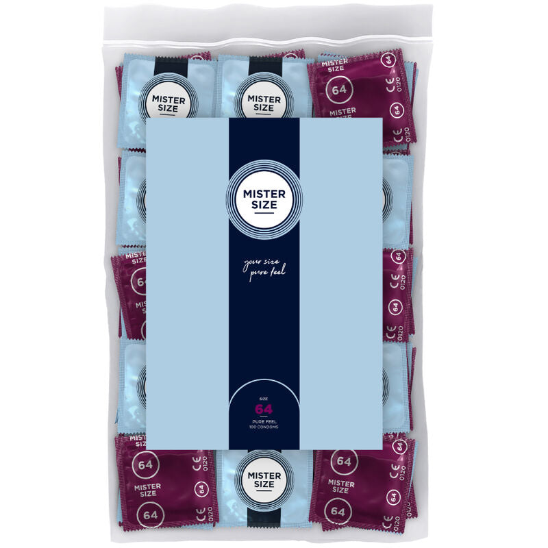 Mister Size Condones XXL 64 mm - Pack 100 Unidades