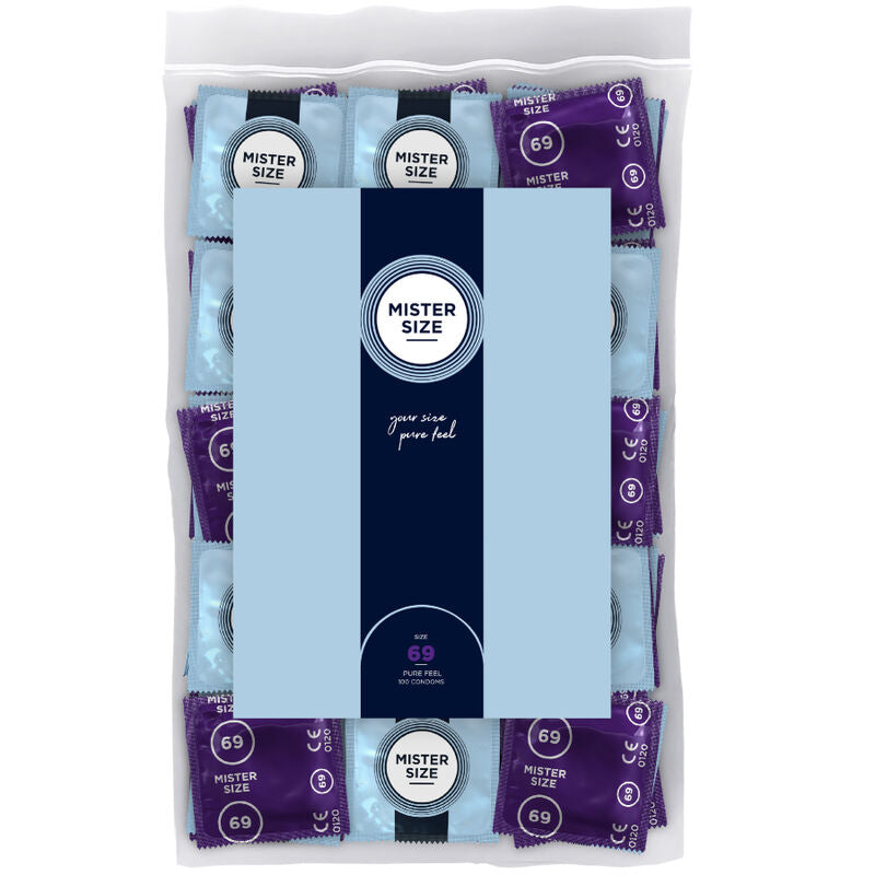 Mister Size Preservativos XXXL 69mm - Pack 100 Unidades