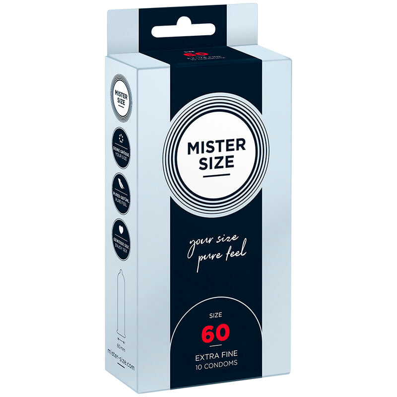 Mister Size Condom XL 60 mm - Pack 10 Unidades