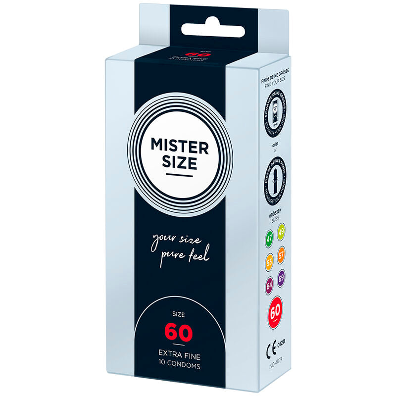 Mister Size Condom XL 60 mm - Pack 10 Unidades