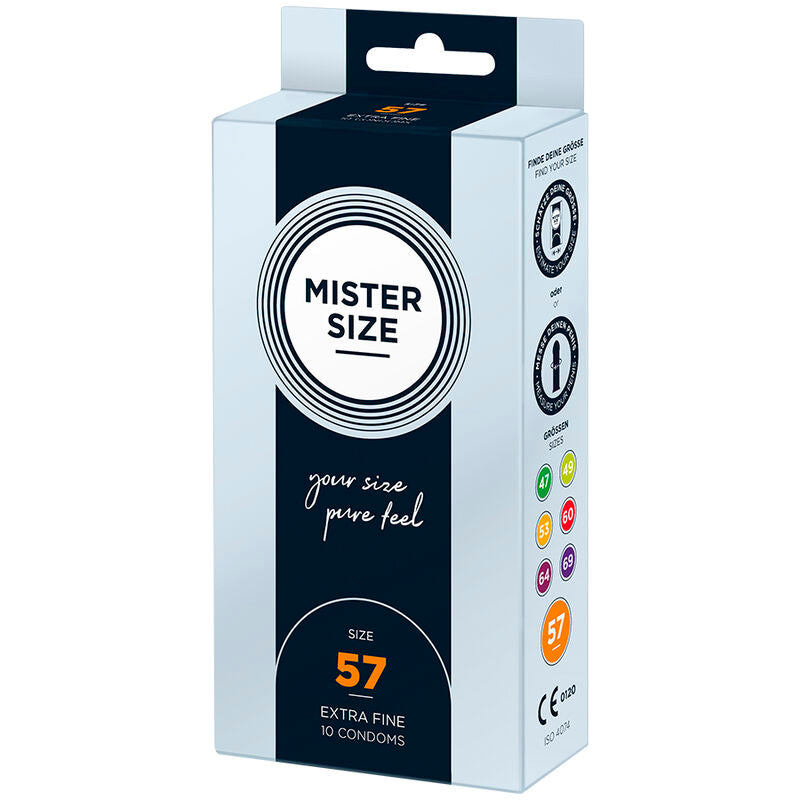 Mister Size Condom L 57mm - Pack 10 Unidades