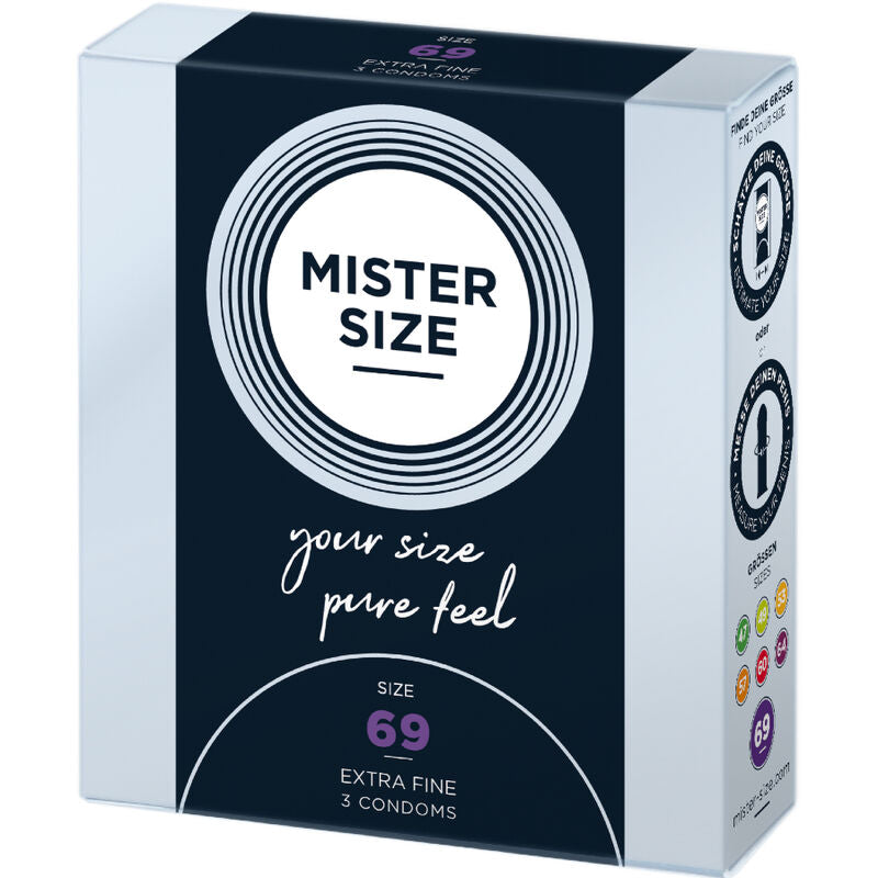 Mister Size Condones XXXL 69 mm - Pack 3 Unidades