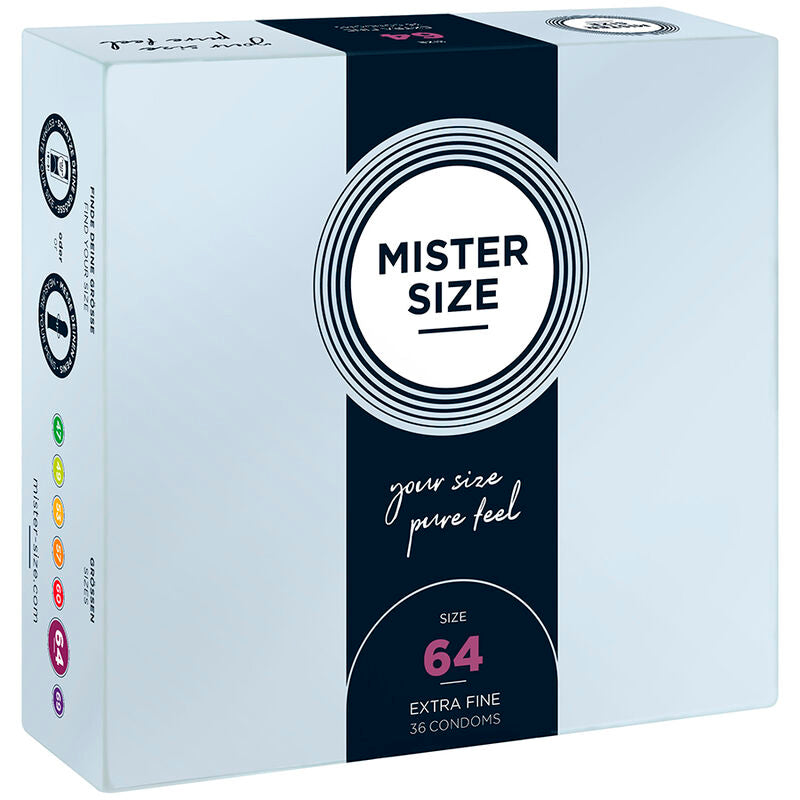 Mister Size Condoms XXL 64mm - Pack 36 Unidades
