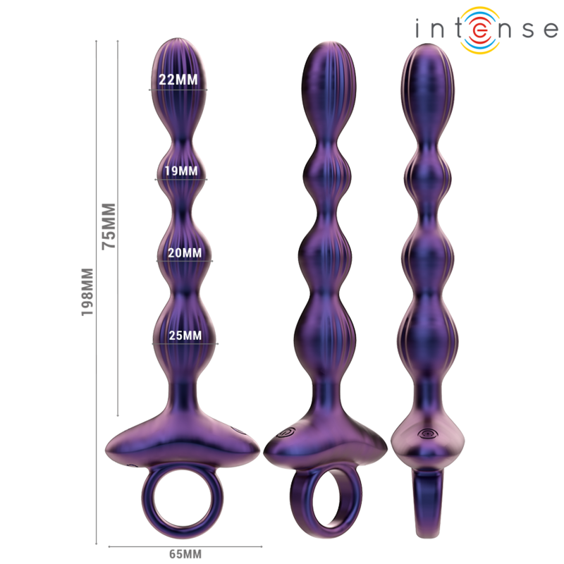Intense Jackie Vibrating Anal Plug Model 1 con Control Remoto