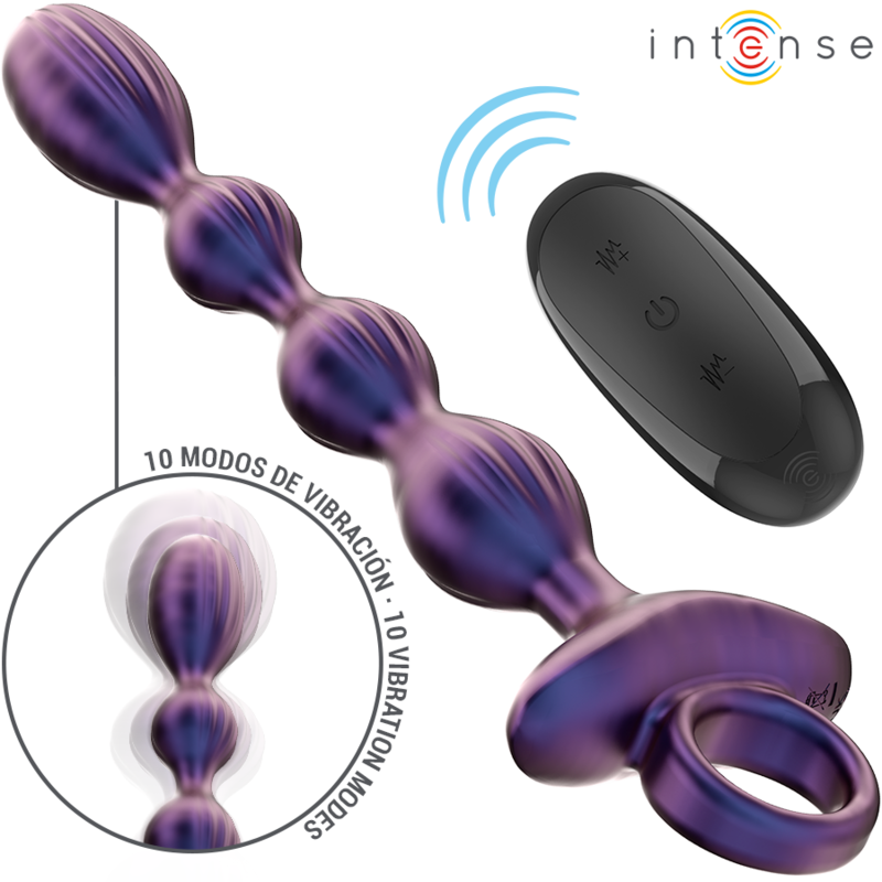 Intense Jackie Vibrating Anal Plug Model 1 con Control Remoto