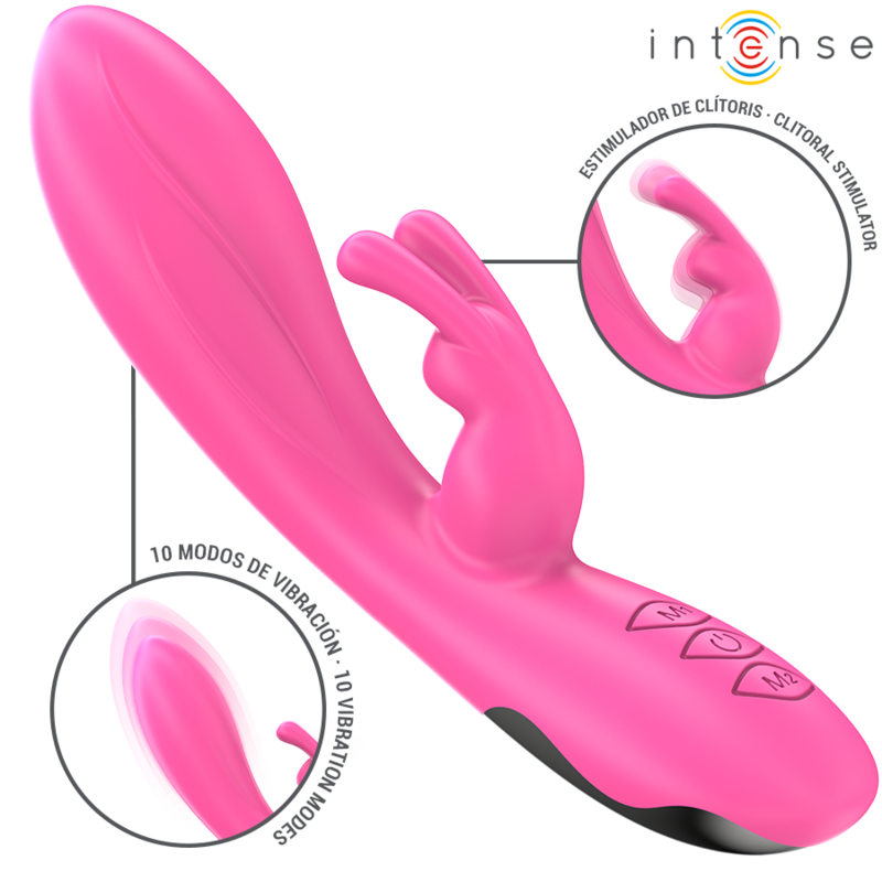 Intense Randall Rabbit Vibrator 10 Vibraciones Rosa