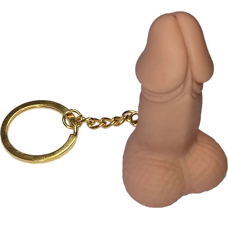 Llavero Diablo Picante Forma de Pene Color Carne