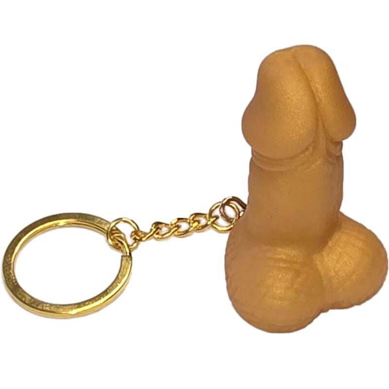 Llavero Diablo Picante Golden Penis - Artículo Decorativo