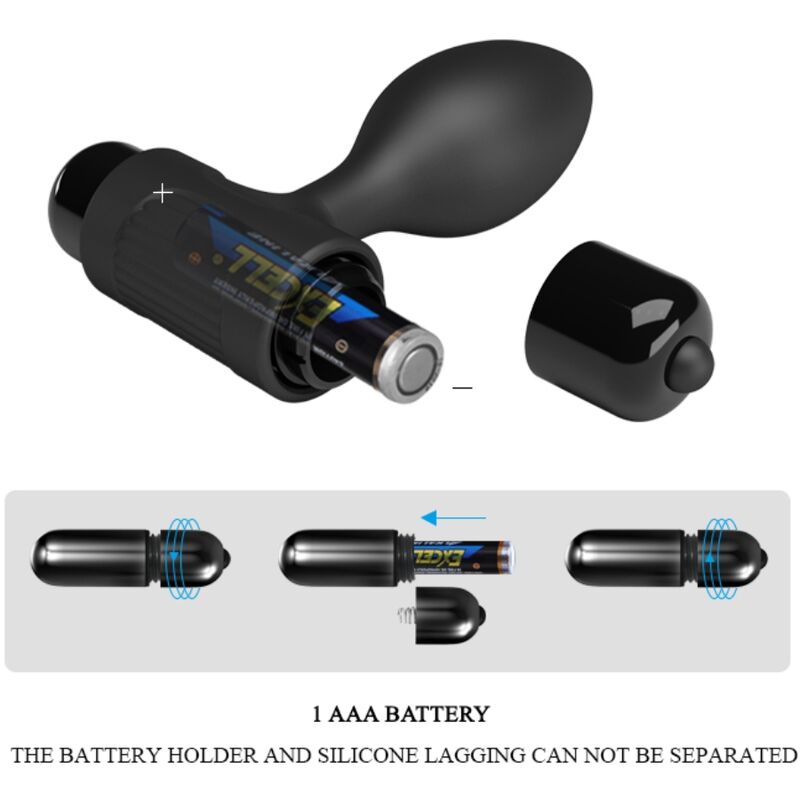 Pretty Love Vibra Butt - Plug Anal con 10 Modos de Vibración