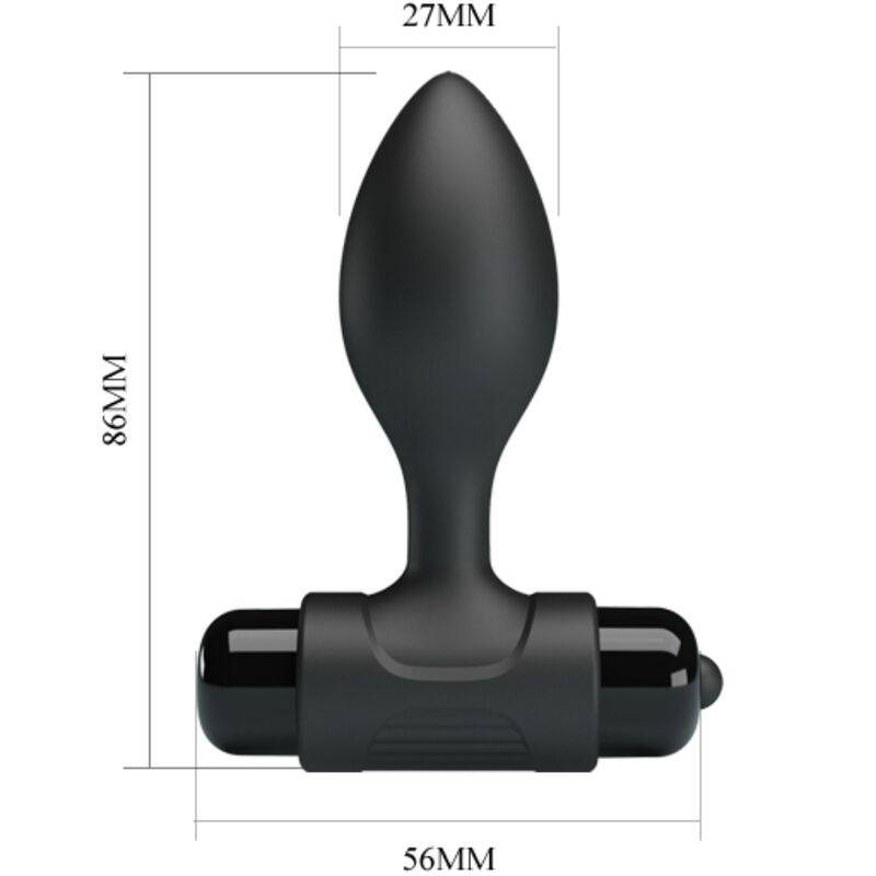 Pretty Love Vibra Butt - Plug Anal con 10 Modos de Vibración