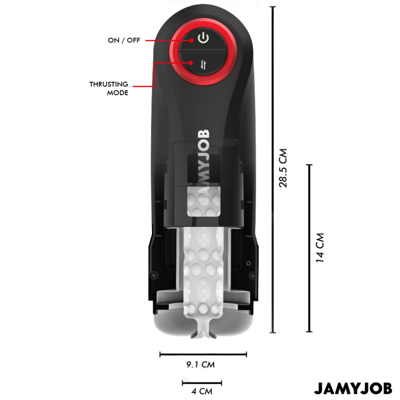 JAMYJOB Gravity - Masturbador Automático con 5 Modos de Movimiento