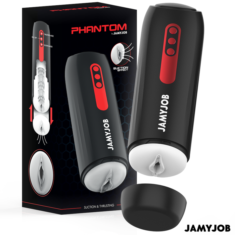Phantom Automatic - Masturbador con 5 Modos de Succión y Empuje