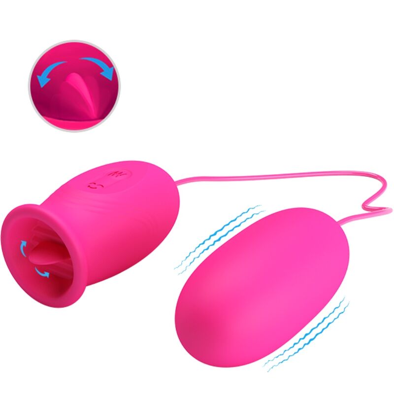Pretty Love Daisy - Huevo Vibrador con Estimulador de Clítoris