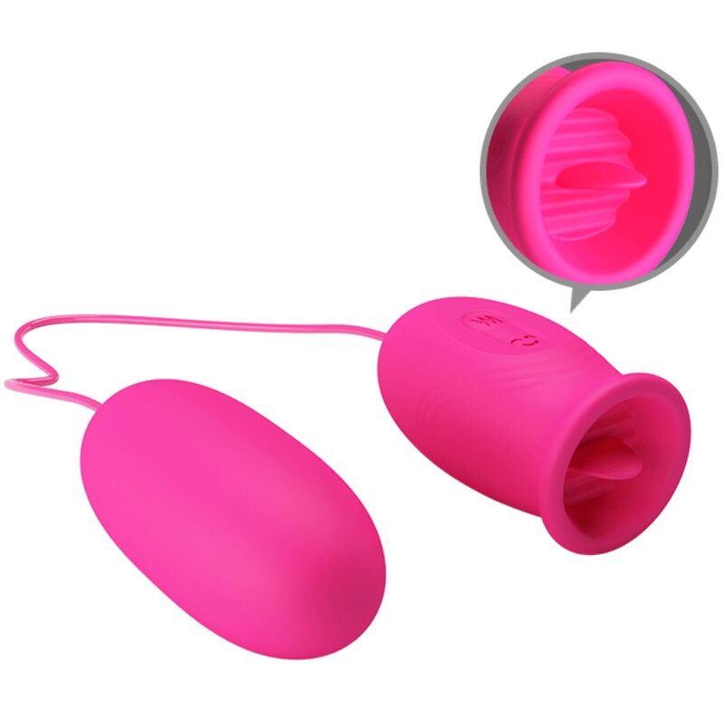 Pretty Love Daisy - Huevo Vibrador con Estimulador de Clítoris
