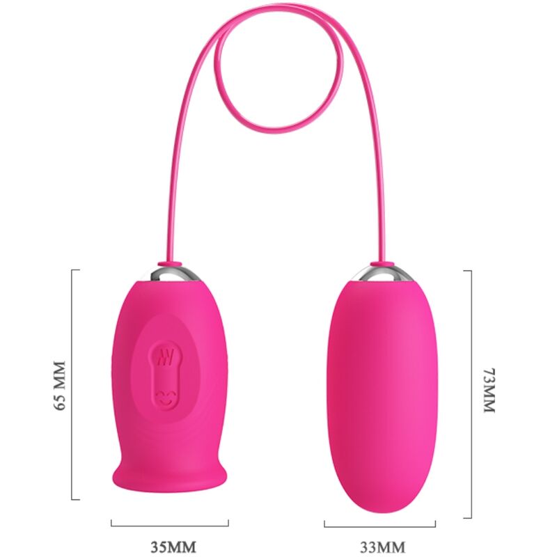 Pretty Love Daisy - Huevo Vibrador con Estimulador de Clítoris