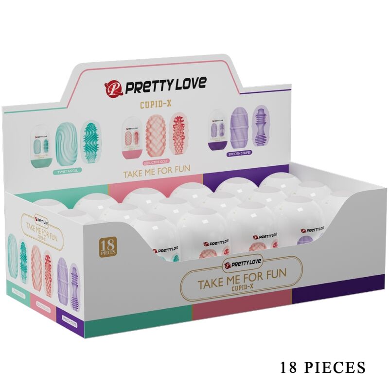 Pretty Love Cupid X 18 Masturbador con Texturas Variadas