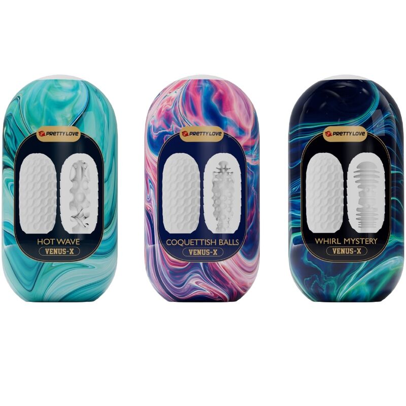 Pretty Love Venus X 15 Masturbador de Silicona Blanco