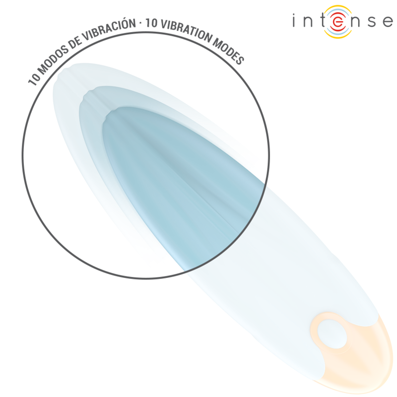 Intense Mike Vibrating Bullet 10 Vibraciones Azul