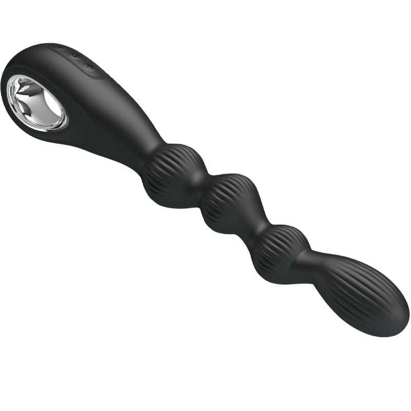 Pretty Love Federer Vibrador Anal 12 Vibraciones Negro